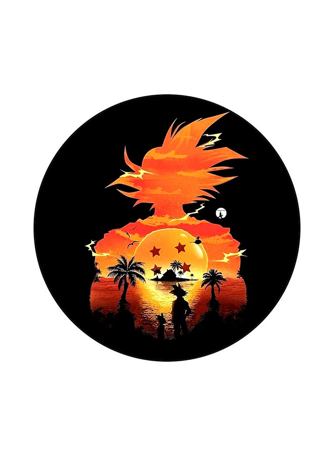 BP The Anime Dragon Ball Round Mouse Pad Multicolour