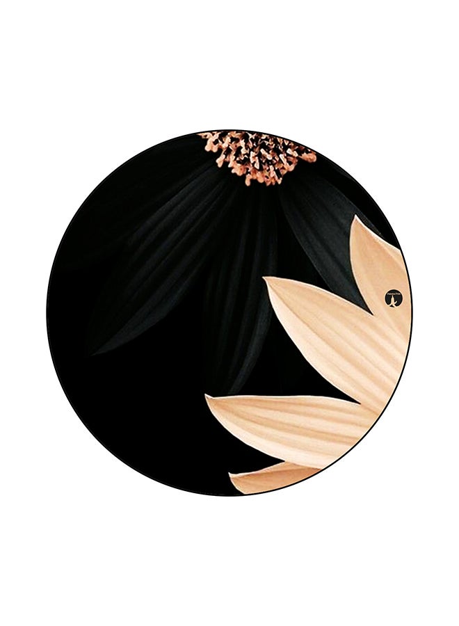 BP Flowers Printed Mouse Pad Black/Beige