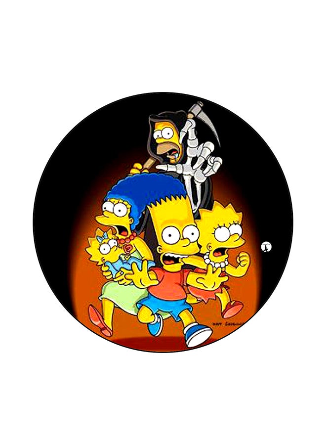 The Simpsons Printed Mouse Pad Multicolour