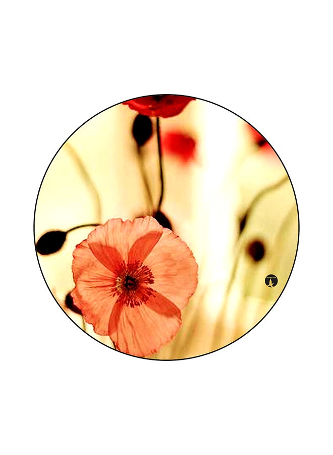 Flowers Printed Mouse Pad Multicolour