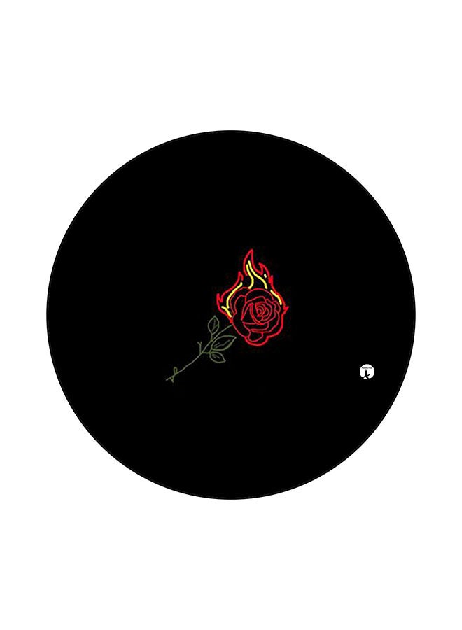 BP A Flower Round Mouse Pad Multicolour