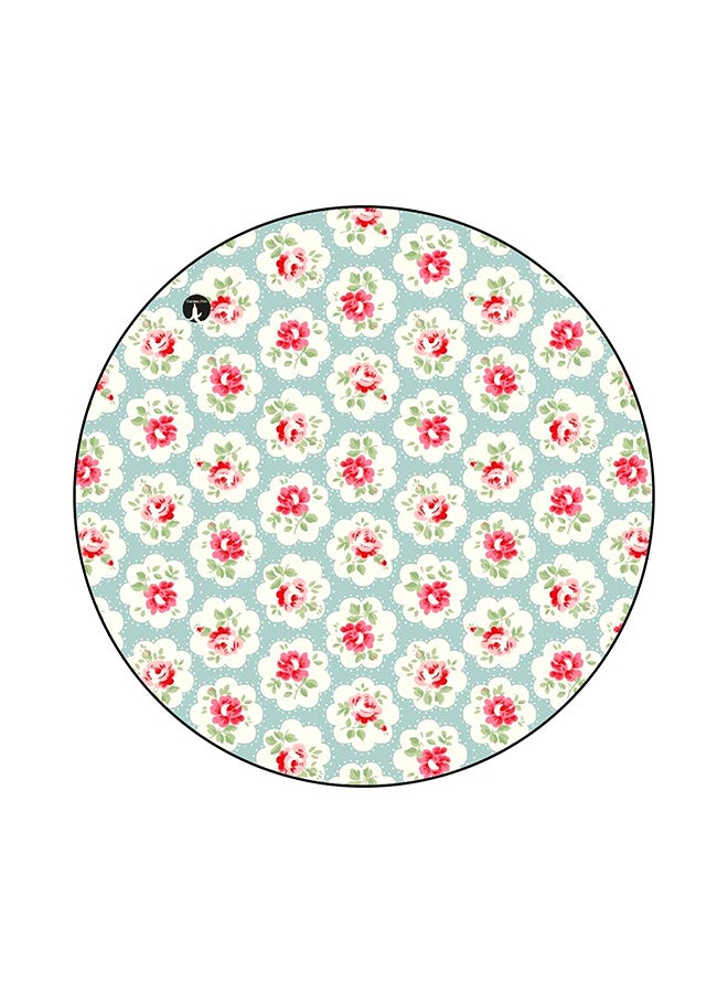 BP Flowers Round Mouse Pad Multicolour