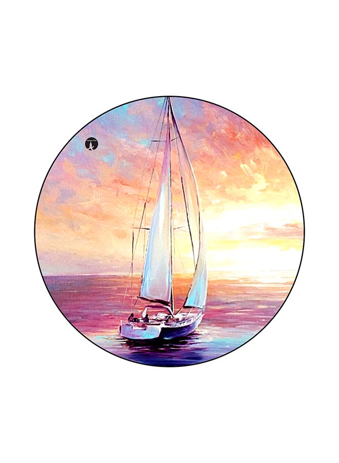 BP A Ship Round Mouse Pad Multicolour