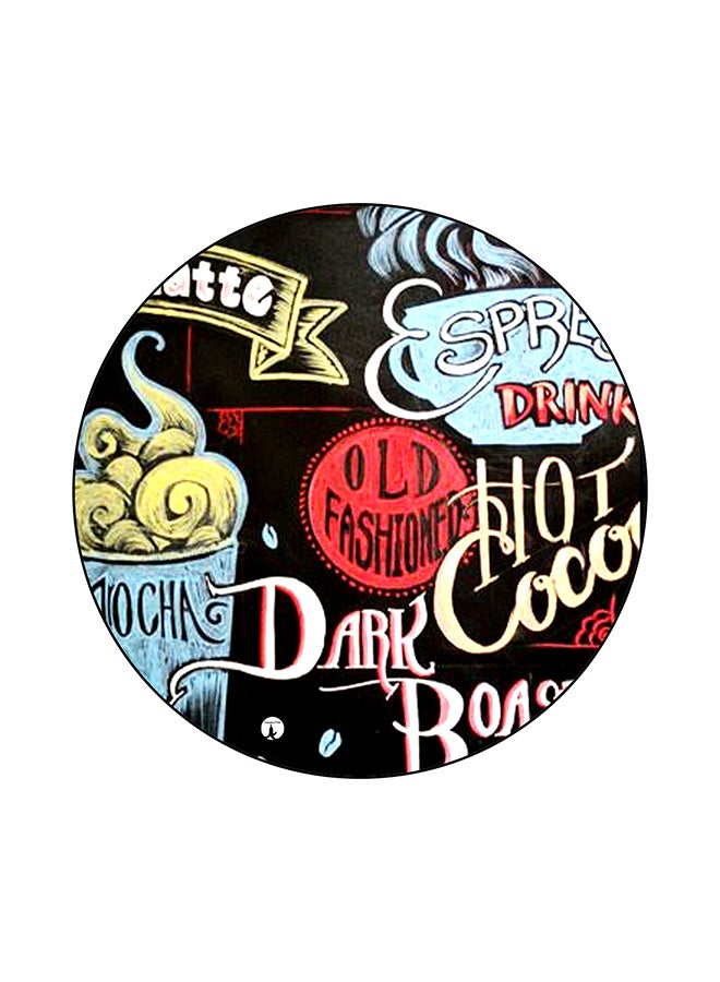 BP English Phrases Printed Mouse Pad Multicolour