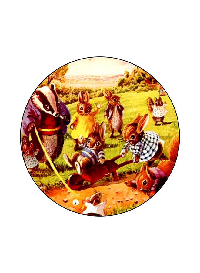 BP Animals Round Mouse Pad Multicolour