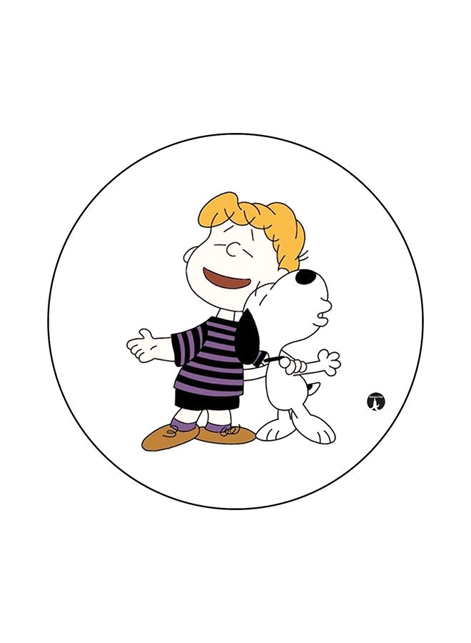 BP Snoopy Round Mouse Pad Multicolour