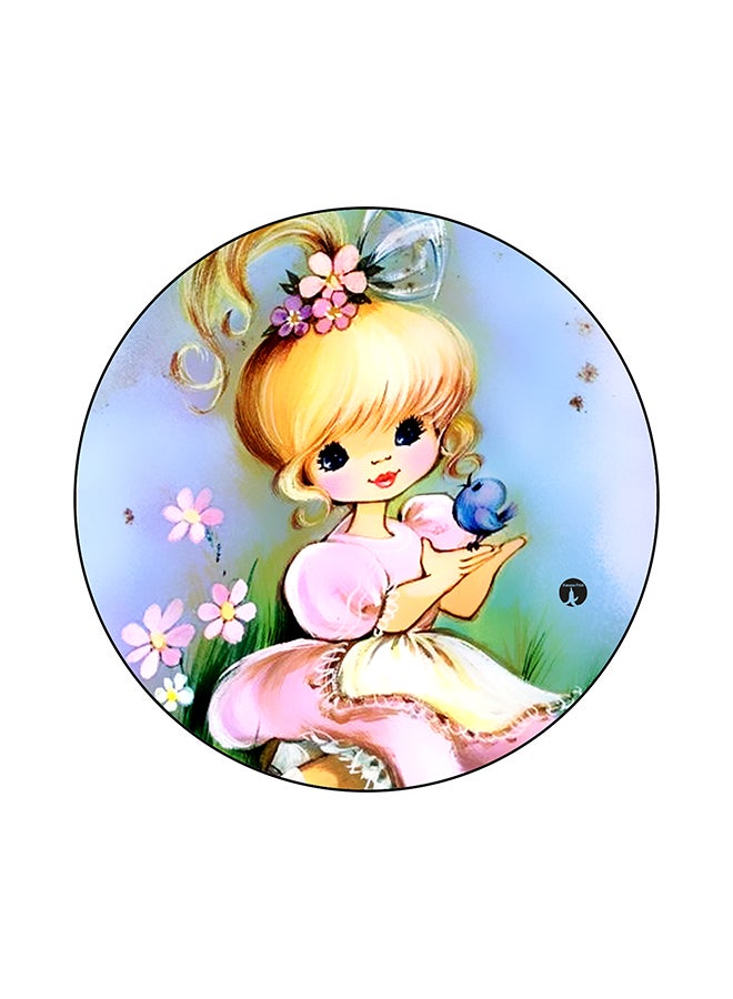 BP A Girl Printed Mouse Pad Multicolour