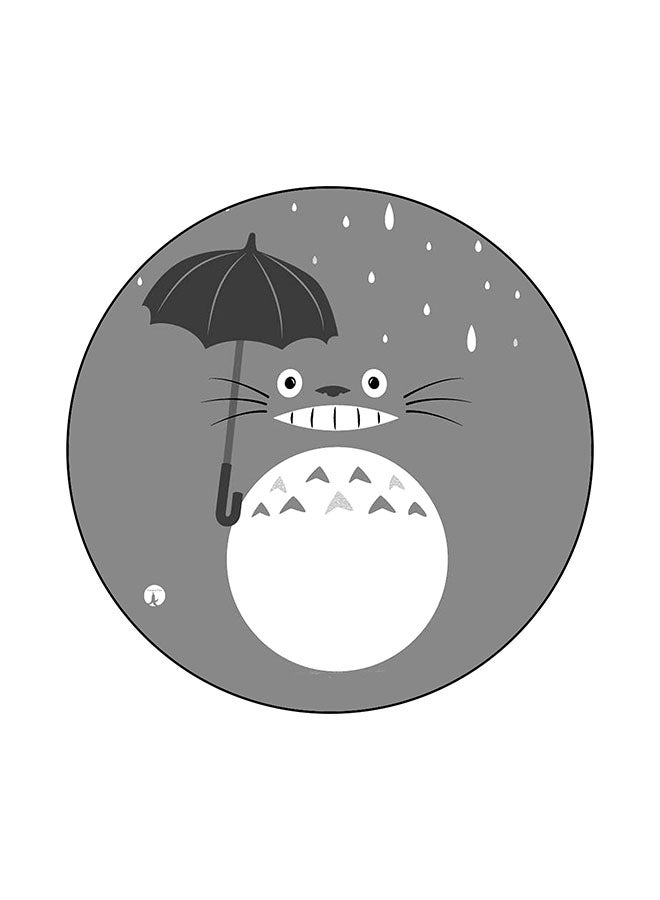 BP Totoro Printed Mouse Pad Grey/White/Black