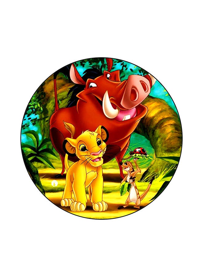 بي بي لوح ماوس دائري بطبعة من ديزني متعدد الألوان