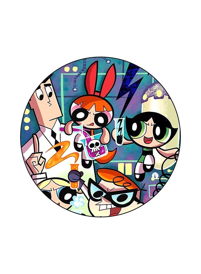 BP Cartoons Round Mouse Pad Multicolour