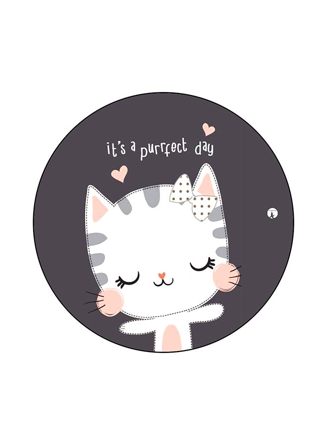 BP A Cat Round Mouse Pad Multicolour