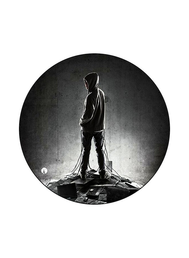 بي بي لوح ماوس دائري بطبعة ولد متعدد الألوان