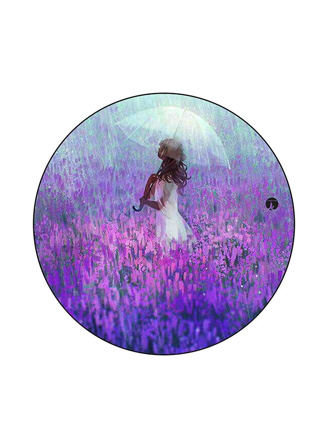 BP A Girl Round Mouse Pad Multicolour