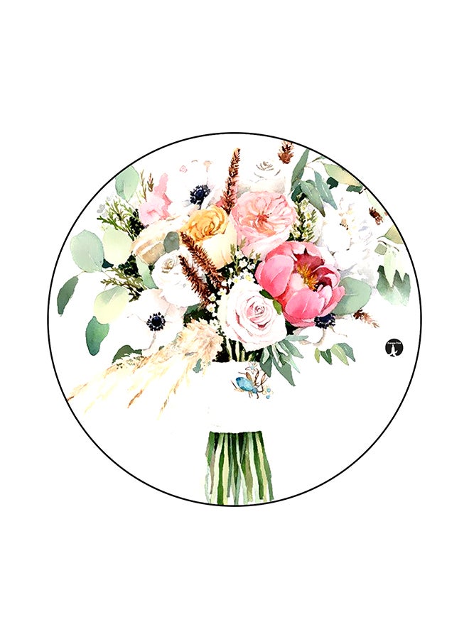 BP Flowers Round Mouse Pad Multicolour