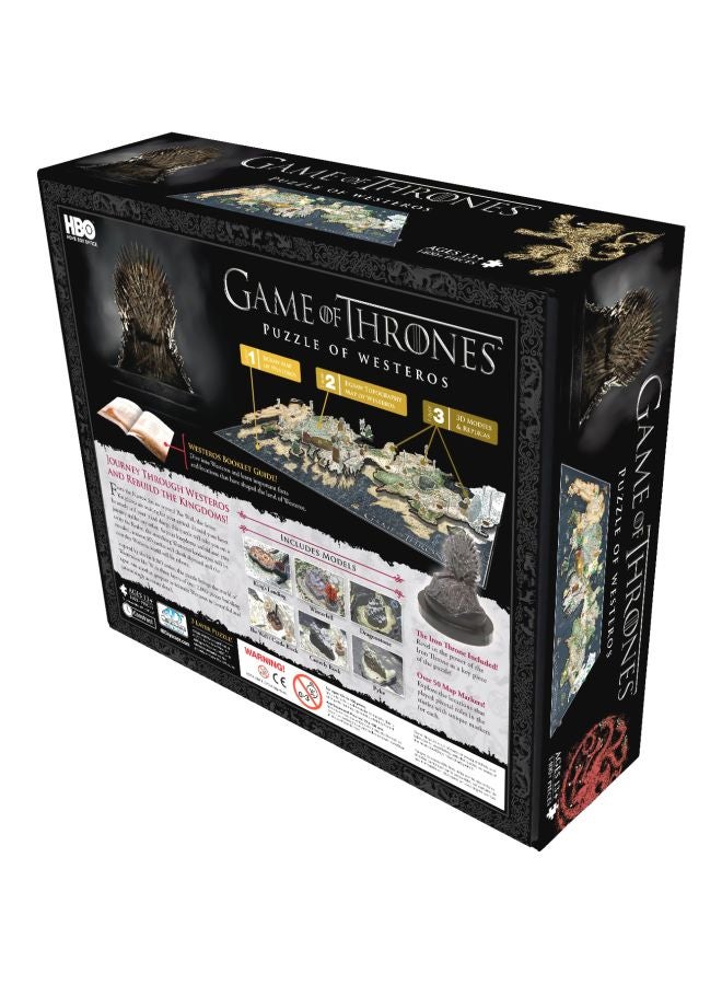 4D Cityscape - Game Of Thrones Puzzle Of Westeros 4D 51000 - Image 1