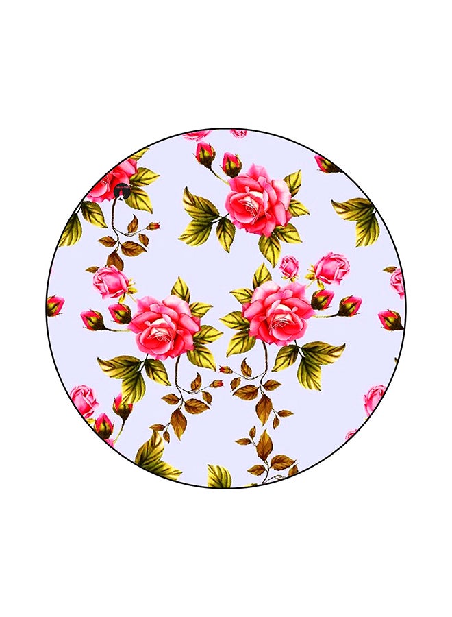BP Flowers Round Mouse Pad Multicolour