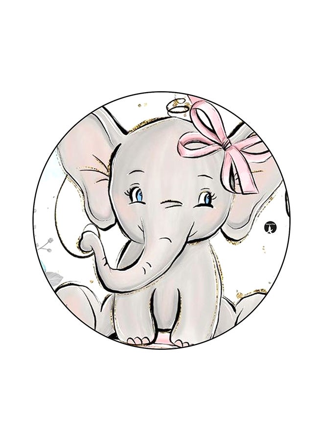 BP An Elephant Printed Mouse Pad Multicolour