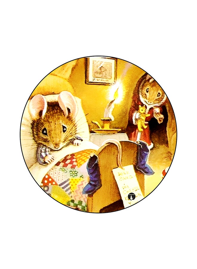 BP Mouses Round Mouse Pad Multicolour 