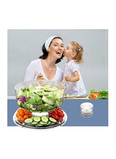hblife Acrylic Cake Stand  Round 13.5x12.6x7.2inch Clear 13.5x12.6x7.2inch  - Image 4