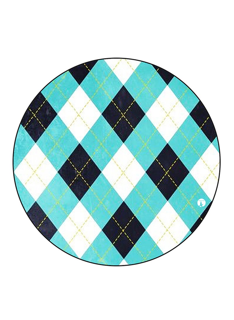 بي بي شارة دائرية بدبوس مزينة بطبعات متعدد الألوان - Image 1