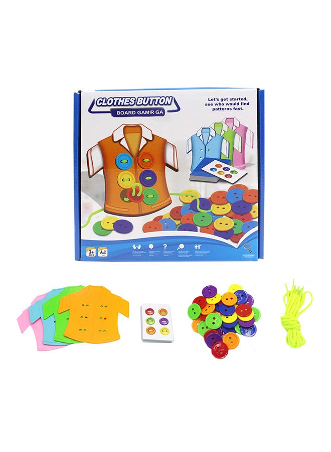 Clothes Button Board Game