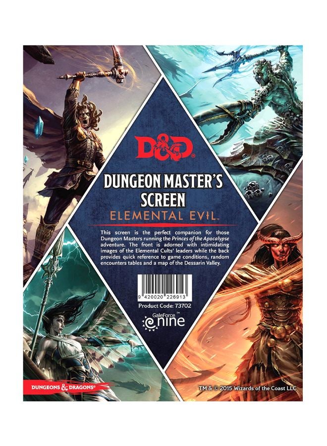 جيل فورس ناين اللعبة اللوحية Dungeon Master Elemental Evil طراز 73702BFM - Image 1