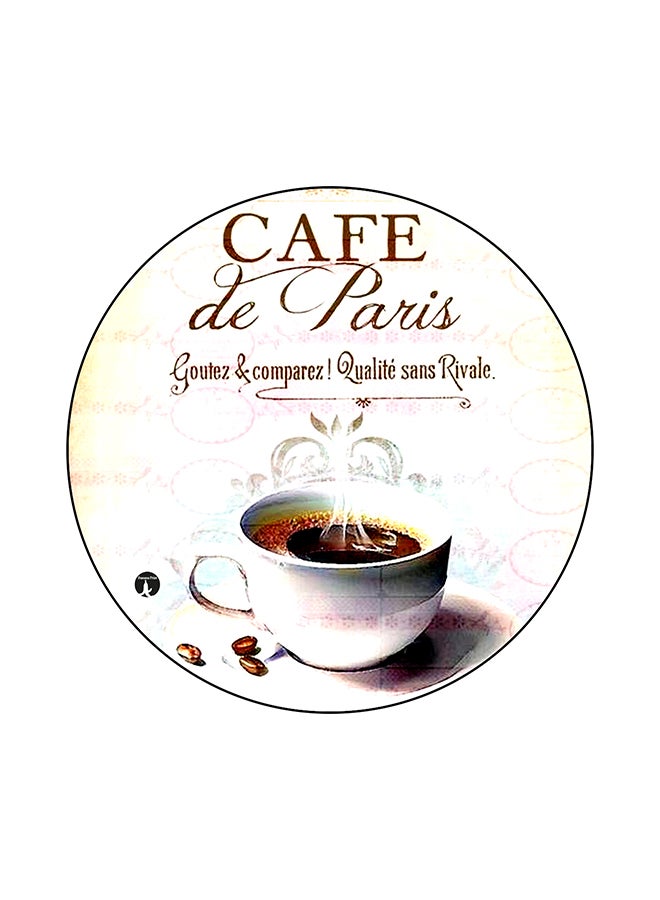 بي بي لوح ماوس مستدير بطبعة جمل باللغة الإنجليزية متعدد الألوان