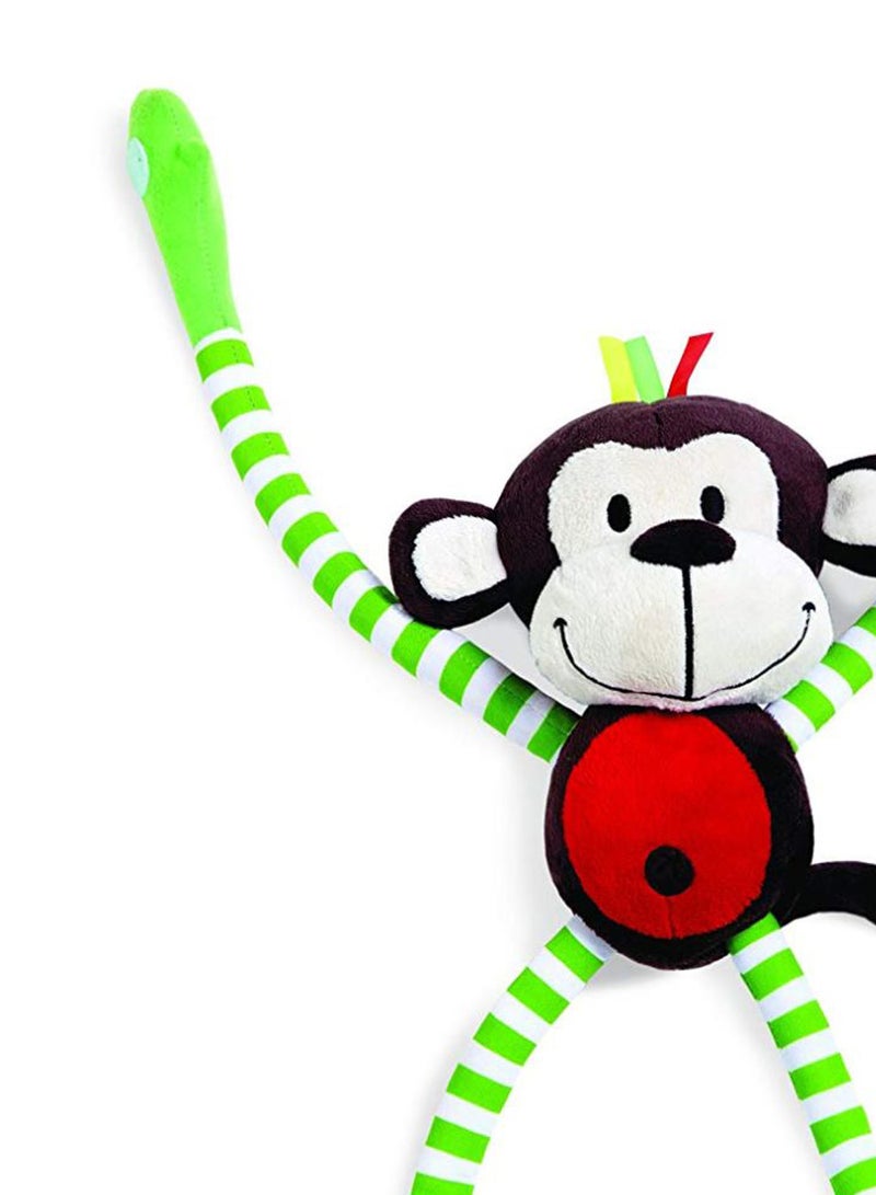 Edushape Happy Monkey Animal Plush Toy - Image 2