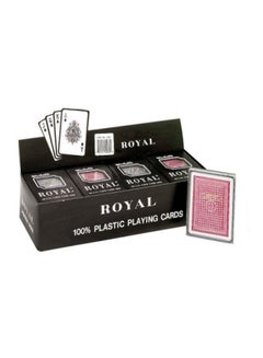 Royal 12-Piece Plastic Playing Cards 2089 
