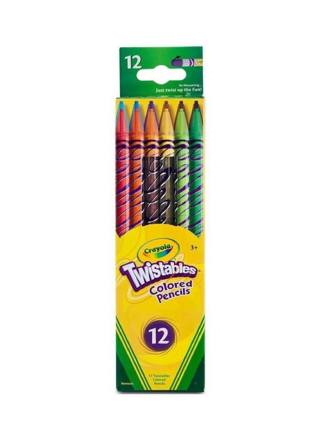 Crayola 30-Piece Twistable Colored Pencil Set 68-7408 Multicolour - Image 2