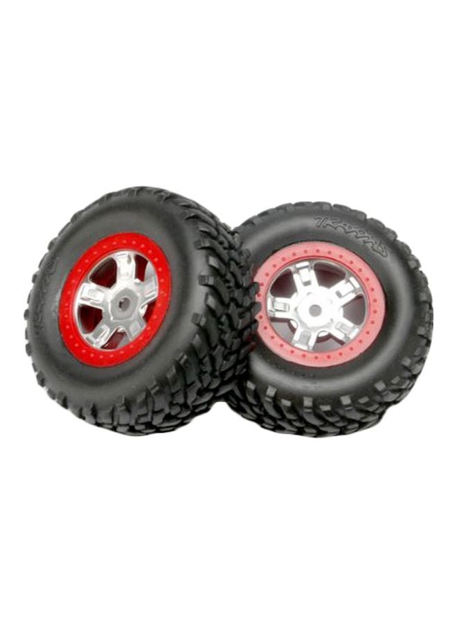 TRAXXAS 2-Piece Tire And Wheel For RC Car TRA7073A 