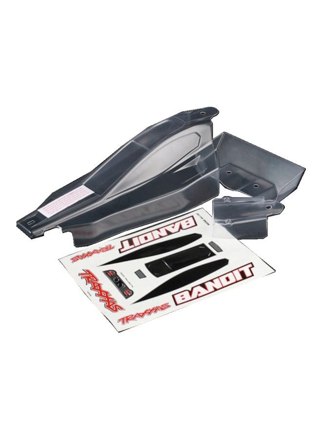 TRAXXAS Clear Bandit Body With Decal Sheet 2417 