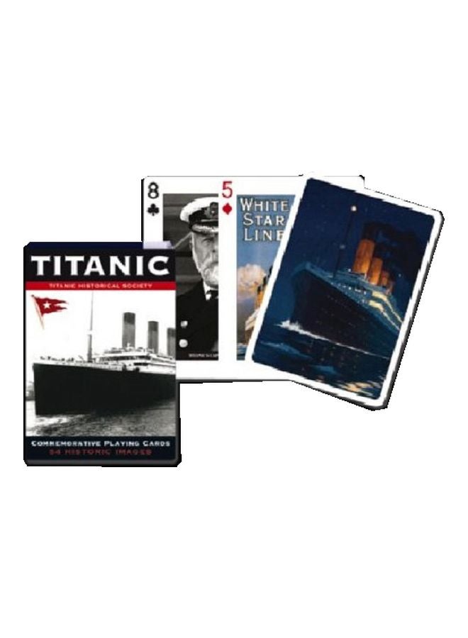 بياتنيك مجموعة لعبة بطاقات تيتانيك مكونة من 54 قطعة طراز 00 1423