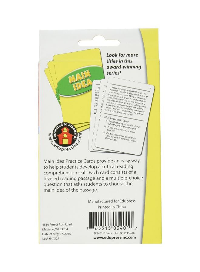 إدوبريس مجموعة بطاقات فلاش للتدرب على القراءة والتهجئة من 54 قطعة طراز EP63401 - Image 3