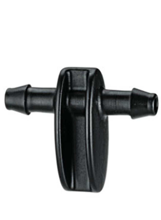 Claber 2-Way Water Hose Coupling Black 