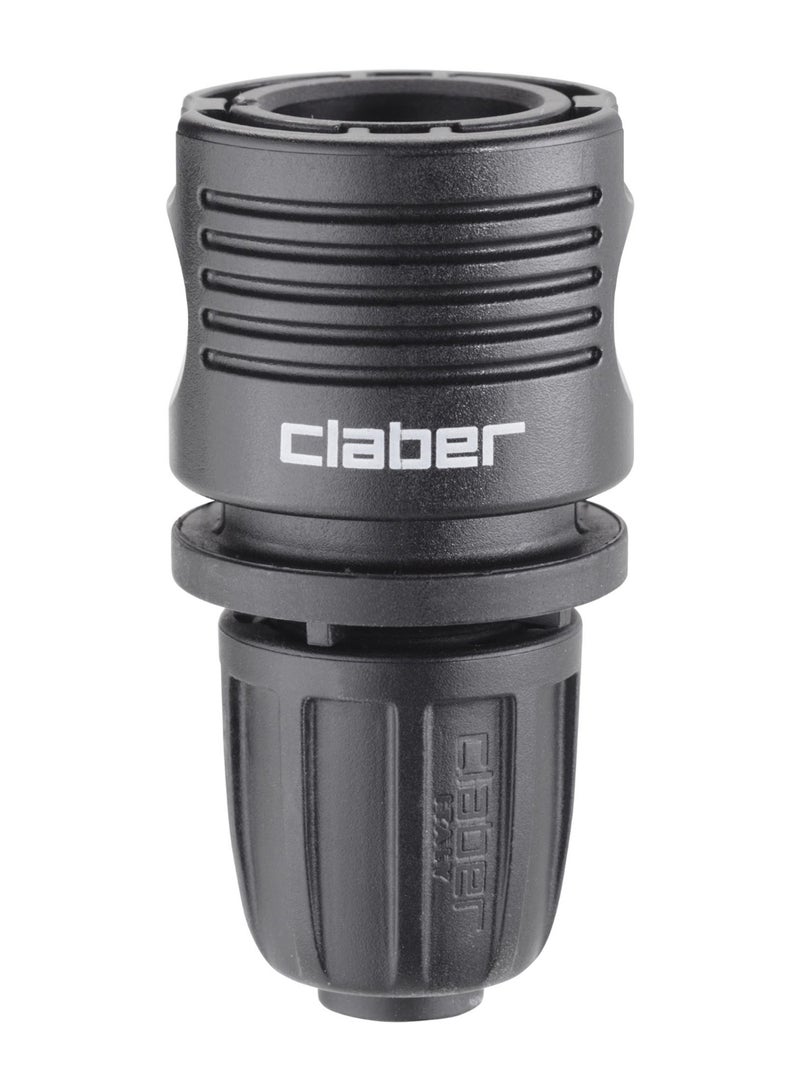 Claber Automatic Coupling Water Tap Outlet Black 