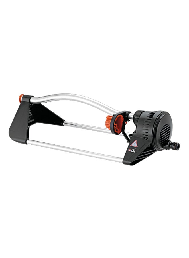 Claber Shock-Proof Compact Oscillating Sprinkler Silver/Black/Orange