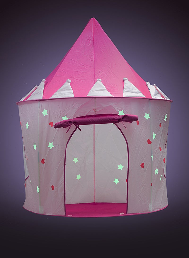 FoxPrint Glow In The Dark Stars Princess Castle Tent 41.5 x 41.5 x 53inch - Image 2