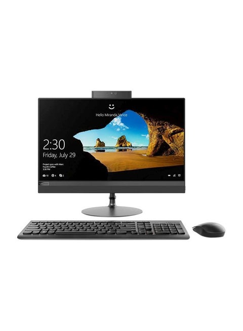 IdeaCentre AIO 520 All-In-One Desktop With 23.8-Inch Display, Core i7 Processor/8GB RAM/1TB HDD/2GB AMD Radeon 530 Graphics Card With Wireless Mouse And Keyboard Black