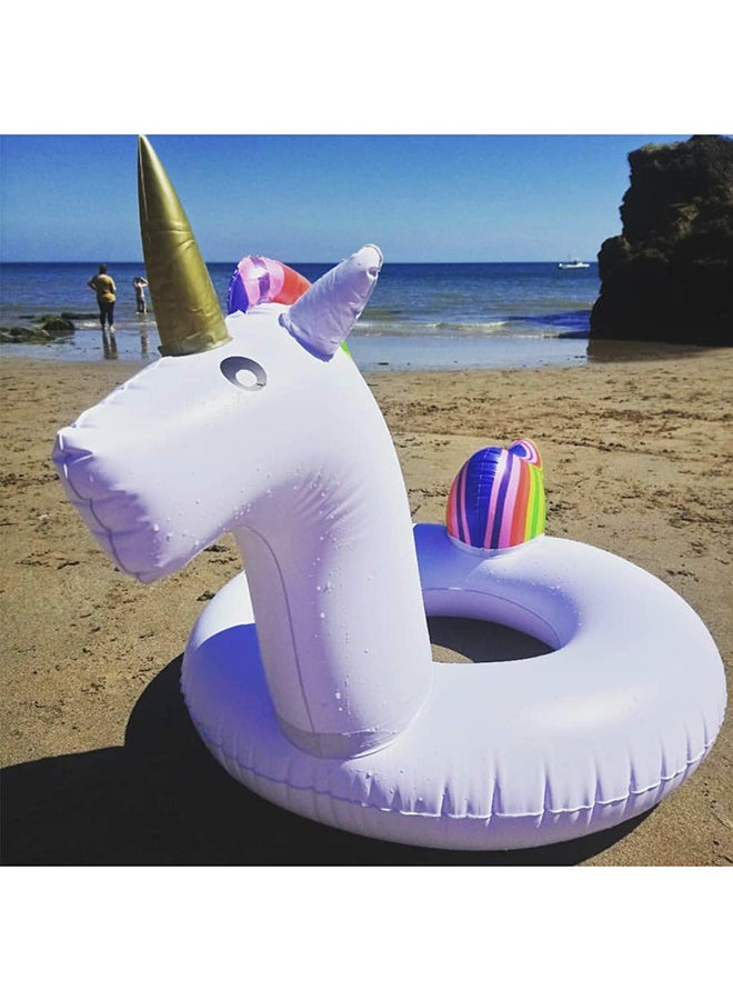 هانمون عوامة سباحة قابلة للنفخ بتصميم يونيكورن - Image 3