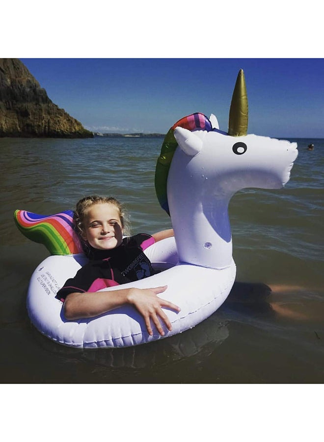 هانمون عوامة سباحة قابلة للنفخ بتصميم يونيكورن - Image 4