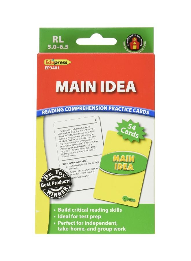 إدوبريس مجموعة بطاقات فلاش للتدرب على القراءة والتهجئة من 54 قطعة طراز EP63401 - Image 1