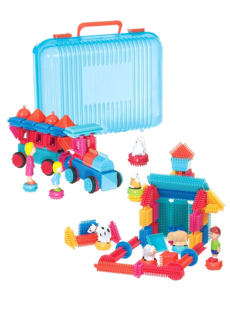 BATTAT 113-Piece Bristle Block Set - Image 1