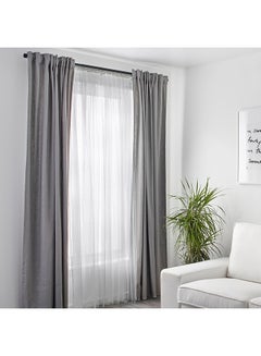 ماركة غير محددة طقم ستائر للنوافذ من قطعتين أبيض 280x300Ø³Ù†ØªÙŠÙ…ØªØ±  - Image 2