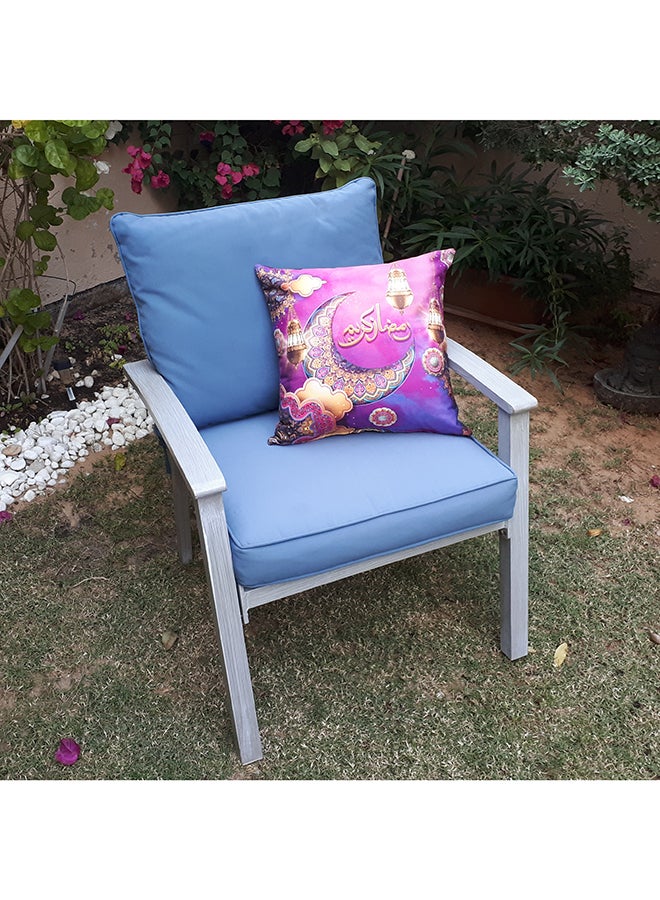 ألوان غطاء وسادة بعبارة "رمضان كريم" متعدد الألوان 40x40سم - Image 3