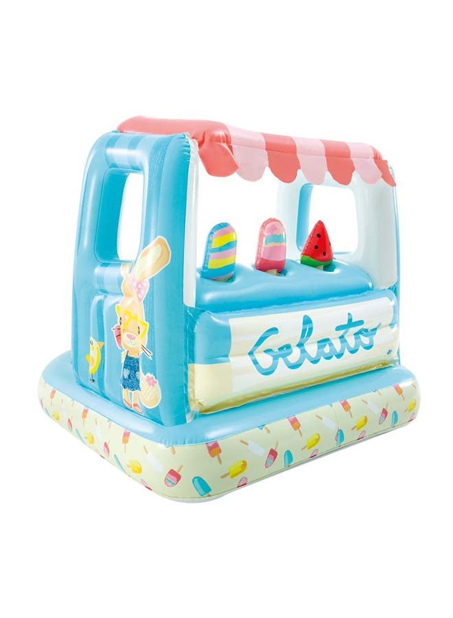 INTEX - Ice Cream Stand Inflatable Playhouse And Pool For Kids 127x102x99cm - Image 1