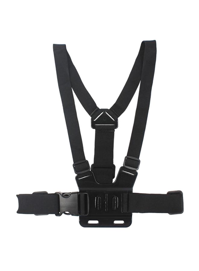 Chest Strap Belt Body Tripod Harness Mount Black 