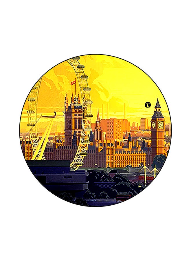 BP Printed Round Mouse Pad Multicolour