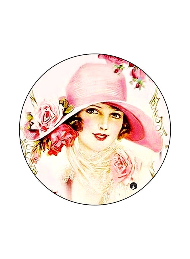 BP Vintage Art Round Mouse Pad Multicolour
