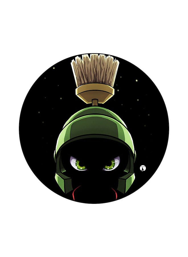 لوح ماوس دائرية الشكل ناعمة للغاية مزينة بطبعة متعدد الألوان